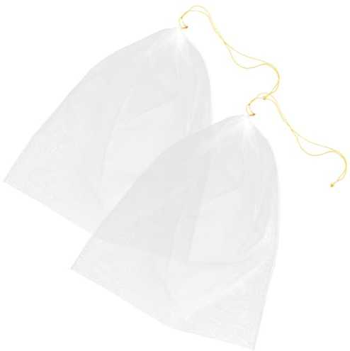 Healifty Bolsa de Filtro de Nailon 2piezas Malla 120 Grit para Filtrado de Miel y Residuos de Jugo, Excelente Durabilidad para Uso en Hogar y Restaurante Color Aleatorio