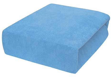 4mybaby GmbH Spannbettlaken Spannbettuch mit Neuster Technik Hergestellt Bettlaken mit Gummizug Frottee 22 Farben und 14 Größen