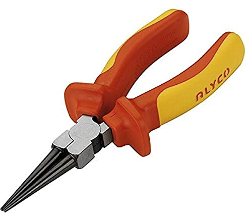 Alyco 101830 - Alicates puntas redondas aislados VDE 160 mm