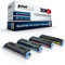 4X Print-Klex Tonerkartuschen kompatibel mit HP Color Laserjet 1600 Color Laserjet 2600 Color Laserjet 2600 N Q6000A Q6001A Q6002A Q6003A Schwarz Cyan Magenta Yellow - Sparpack