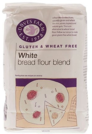 Doves Farm Glutenfri vit brödmjöl 1 kg (förpackning med 5)