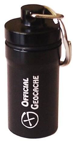Geocaching - Micro Cache Official Geocache 5,2 cm - Noire