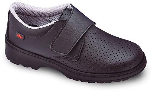 DIAN Milan-SCL Liso Color Negro Talla 37, Zapato de Trabajo Unisex Certificado CE EN ISO 20347 Marca