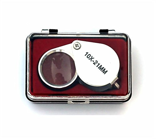 Goliton - Joyero con Lupa (10 x 21 mm), diseño de Ojos
