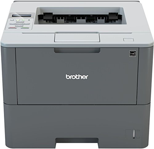 Brother HL-L6250DN A4 monochrom Laserdrucker (46 Seiten/Min., Drucken, 1.200 x 1.200 dpi, Print AirBag für 400.000 Seiten), grau