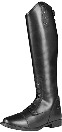 Horka adultes Rijlaars Owen élastique Semelle en caoutchouc pour plus de confort d'équitation Bottes, noir