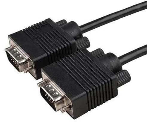 Importer520 HD15 Male to Male VGA Video Cable for TV Computer Monitor (10Ft, Black Conntector)