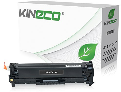 Kineco Toner kompatibel mit HP CE410X für HP Laserjet Pro 300 Color M351a, MFP M375nw, Laserjet Pro 400 Color M451dn dw nw, M475dn dw - 305X - Schwarz 4.000 Seiten
