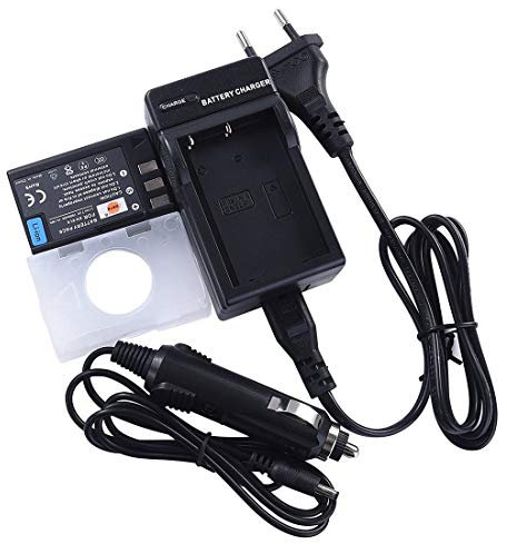 DSTE EN-EL9 Ricambio Batteria + DC15E Caricabatteria Compatible per Nikon ENEL9 EN-EL9A D40 D40x D60 D3000 D5000