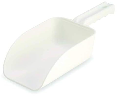 Remco 6400X Color-Coded Plastic Hand Scoop - BPA-Free, Food-Safe Scooper, Commercial Grade Utensils, Restaurant and Food Service Supplies, Large 32 Ounce Size, White