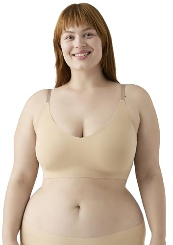True & Co Womens Body Triangle Convertible Strap Bra, Desert, S 32C-D 34A-B US