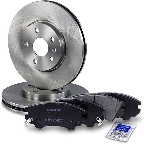 BESTPRICE Juego de frenos eje delantero incl. discos de freno ventilados Ø 321 mm + pastillas de freno delanteras