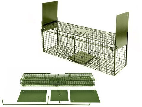 Destra Faltbare Tierfalle, Durchlauffalle, Katzenfalle 92 cm