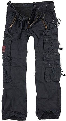 Surplus Raw Vintage Royal Traveler Trousers, royalblack, XL