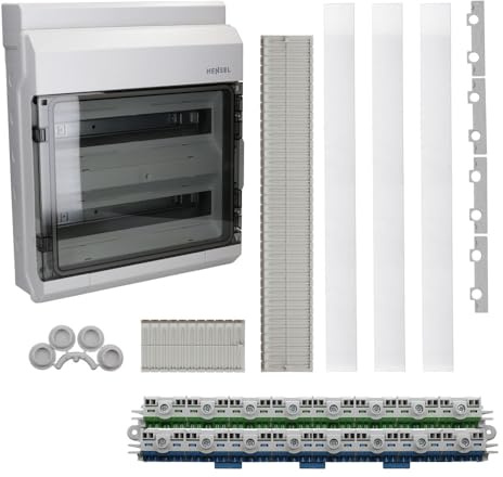 Hensel KV9236 2-reihig 36TE KV-Feuchtraum-Sicherungskasten Aufputz Automatengehäuse IP 65