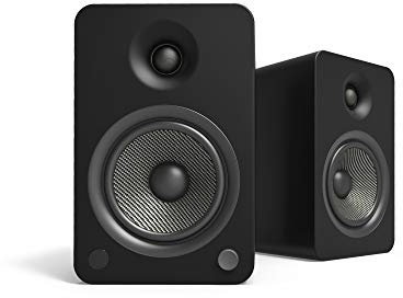 Kanto Enceintes Actives HiFi Bluetooth YU6 Noir Mat Vendues par Paire