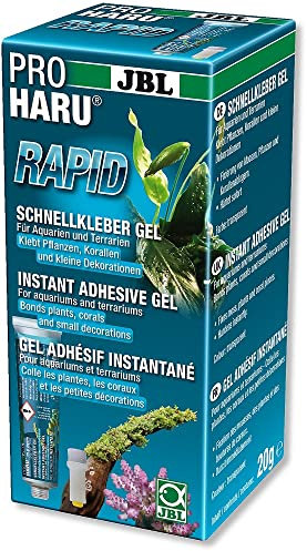 JBL 6139900 ProHaru Rapid 61399, Schnellkleber für Aquarien und Terrarien, 20 g