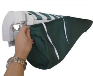 Primrose 2.5m Protective Waterproof Canopy Awning Patio Winter Storage Cover - Plain Green