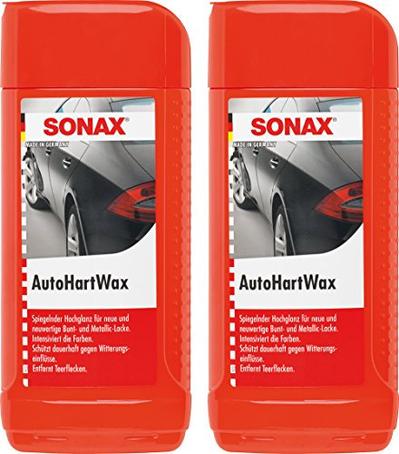 2x 500ml SONAX AUTOHARTWAX HARTWACHS WACHS AUTOWACHS LACKPFLEGE VERSIEGELUNG
