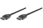 Manhattan eSATA Data Cable Cavo SATA 1 m Nero - Cavo SATA 1 m, colore: Nero