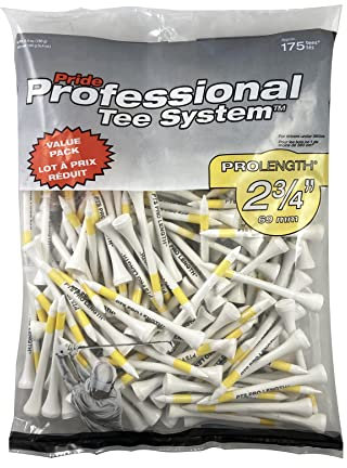 PTS Golf-Tees aus Holz (2 3/4 Zoll), Beutel mit 175 Tees
