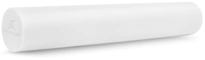 ProsourceFit Flex Foam Rollers for Muscle Massage, Physical Therapy, Core & Balance Exercises Stabilization, White 36x6