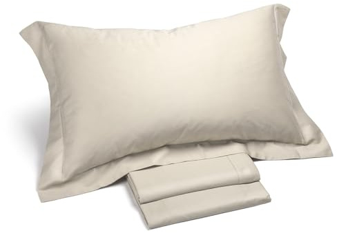 Caleffi - Completo Letto Matrimoniale in Raso Composto da Lenzuola Matrimoniali Cotone 100% 240x285 + 1 Lenzuolo con Angoli Matrimoniale Coprimaterasso Sotto 180x200 + 2 Federe Cuscino Letto 50x80