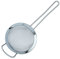 Grunwerg Colador de Malla Fina Con Borde Pulido y Mango, Plata, 10 cm de Diámetro