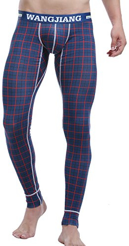 ARCITON Men's Low Rise Leggings Long Johns Thermal Pant US L/with Tag XL(Waist: 35- 37) 5005CKU Plaid