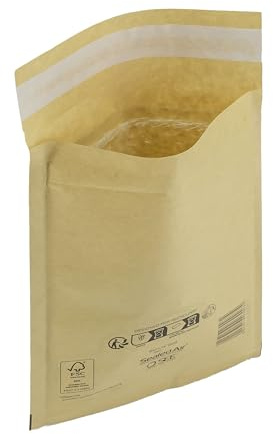 IMBALLAGGI 2000 - Buste Postali Imbottite Mail Lite Gold - 50 Pezzi 11x16 cm -Buste Imbottite per Spedizione - Buste con Pluriball Ideali per Spedire e Proteggere Oggetti