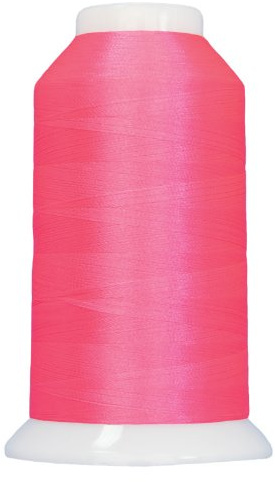 Superior Threads Magnifico 2-Ply 40 Weight Trilobal Polyester Sewing Thread Cone - 3,000 Yards (#2191 Pink Flash)