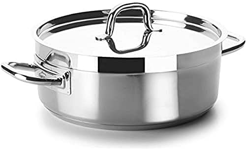 Lacor 54024 kastrull med lock diameter 24 cm Chef Luxe