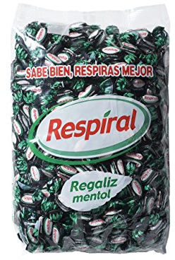 Halls Respiral Caramelos Sabor Regaliz y Mentol, Bolsa de 1 Kg