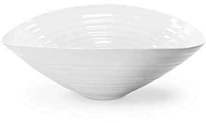 Sophie Conran for Portmeirion CPW76821-X Salad Bowl, Porcelain, White, 33 x 33 x 11 cm