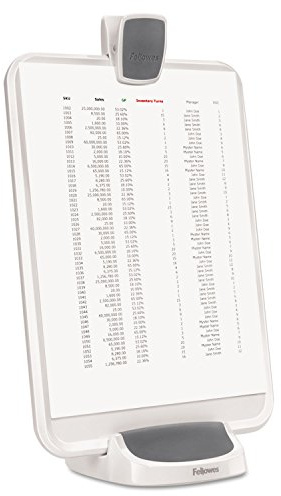 Fellowes I-Spire Series Document Lift/Holder, White/Gray (9311503)