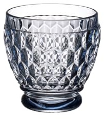 Villeroy & Boch Boston Coloured Bicchieri da Shot, cristallo, Blu, 6 x 6 x 6.3 cm