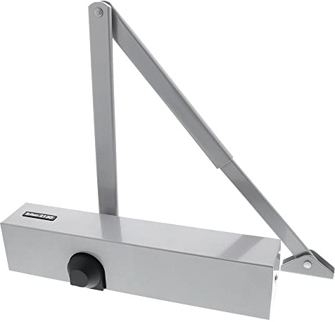 Briton 2130B.C.SES Size 2-6 CE Adjustable Door Closer C/W B/C and Cover for Fire Doors - Silver