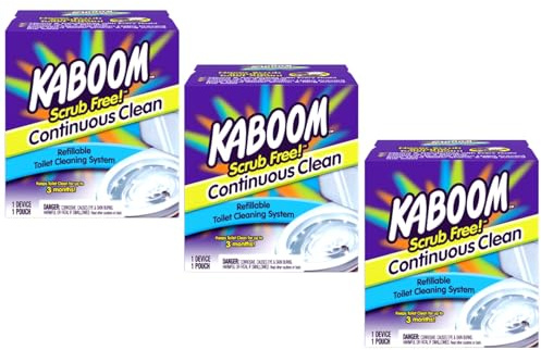 Church And Dwight 35113 kaboom Scrub Free Toilet Cleaning System (Pack of 3)