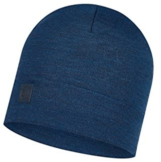 Buff Merino Heavyweight Mütze SOLID Denim