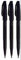 Pentel Black Original Sign Pen S520 Fibre Tip Marker Pens Colour Fineliner 2mm Nib 1mm Line Width (Pack Of 3)