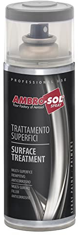 AMBRO-SOL Pinturas tratamiento superficies Antioxido Metal uso general. Imprimacion Spray. Gris, 400 ml, El embalaje puede variar