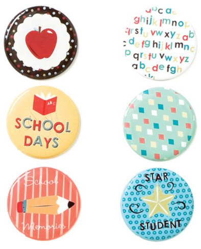 Karen Foster Design Scrapbooking Image Brads, School