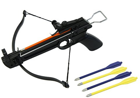 Sollatek 50 lb Pistol Hunting Archery Crossbow Bow + 5 Bolts/Arrows