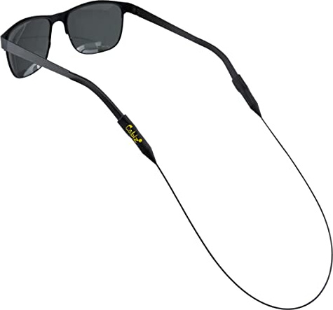 Cablz Original Eyewear Retainer | Stainless Cable Eyewear Retainer Strap (Black - 14 Inch)