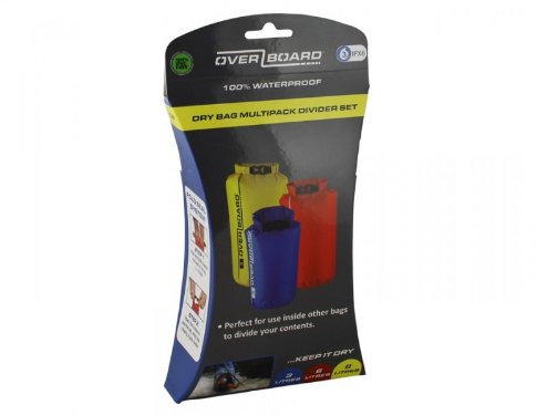 Overboard Wasserdichter Packsack Ultralight 3er Set, Mehrfarbig, 21 x 12 x 6 cm, OB1032MP