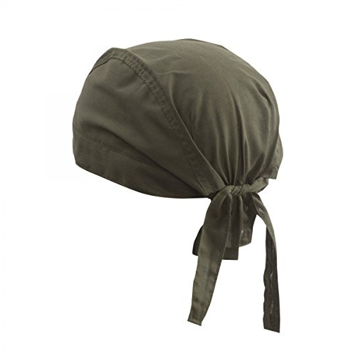PURECITY Bandana militaire préformé US Army - Serrage ajustable - 100% Coton - Airsoft - Paintball - Moto - Biker - Outdoor (Kaki Uni)