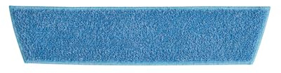 Rubbermaid Standard Microfiber Damp Room Mop, 18-Inch, Blue, FGQ40900BL00
