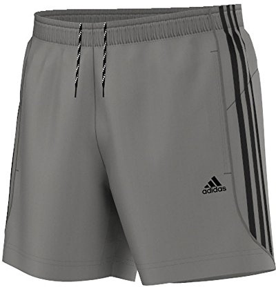 adidas ESS 3S Chelsea - Pantalón corto para hombre, color gris / negro, talla M