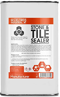 Stone and Tile Sealer - 5 Litre | Sealer for All Types of Natural Stone | Apply to Tiles, Floor and Paving