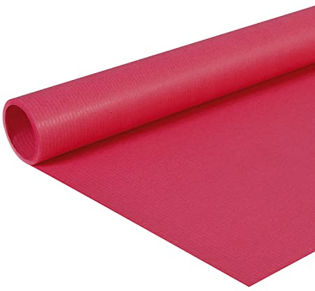 Clairefontaine 195708C Rolle (färbiges Kraftpapier, 10 x 0,7 m, 65 g, PEFC, ideal für Ihre Bastelprojekte) 1 Stück fuchsia